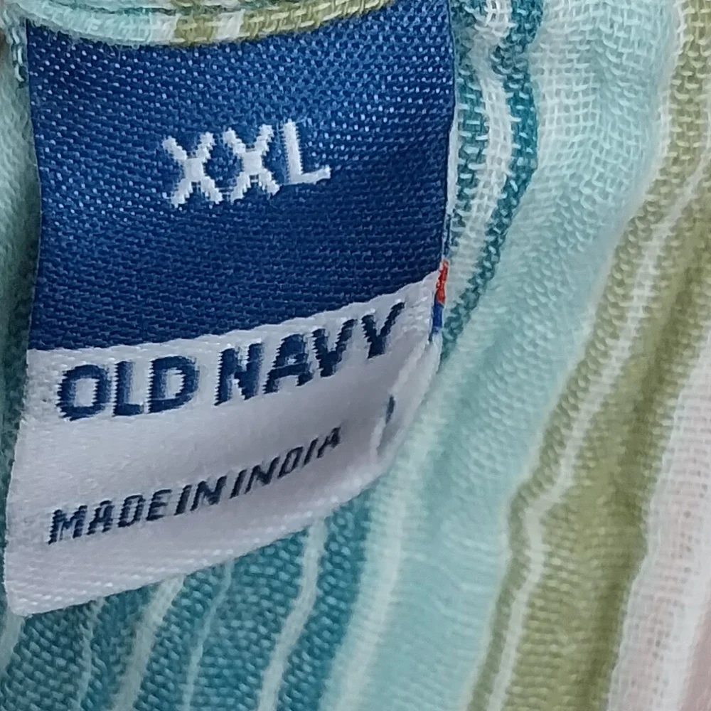 OLD NAVY tie straps cute colors! Size XXL